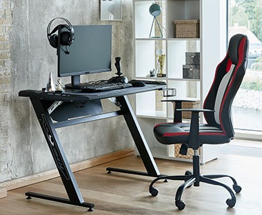 Gaming γραφείο και καρέκλα γραφείου gaming 