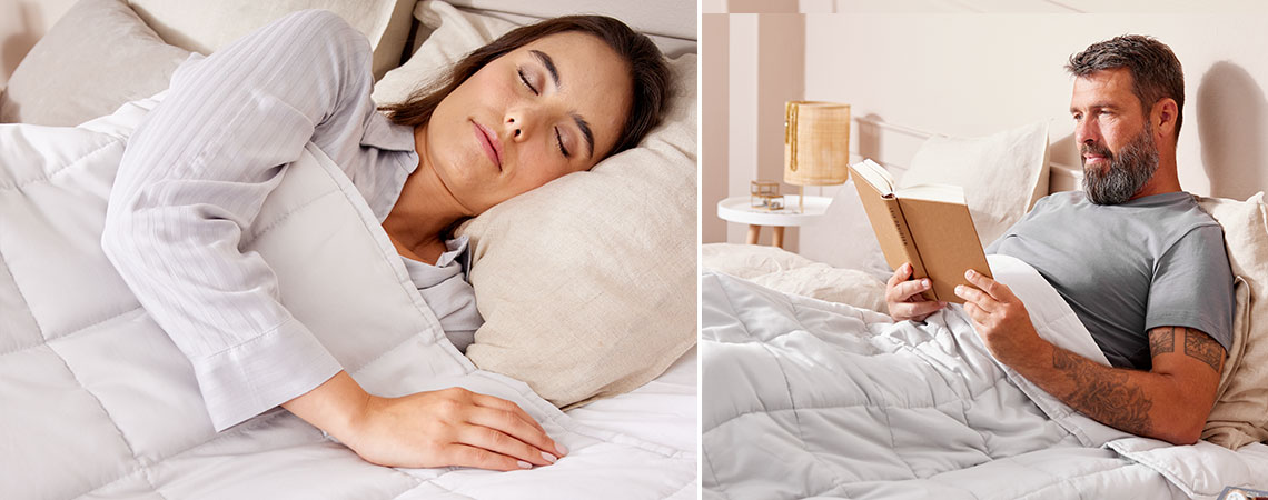 Ένα ζυγισμένο πάπλωμα μπορεί να βελτιώσει τον ύπνο σας 