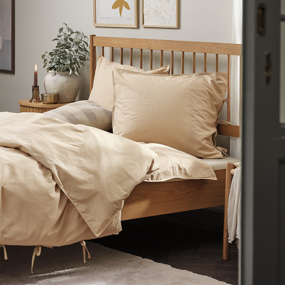 Το σετ παπλωματοθήκης απο προπλυμένο βαμβάκι SELMA Κλινοσκεπάσματα από προπλυμένο βαμβάκι, που περιλαμβάνουν παπλωματοθήκη και μαξιλάρια